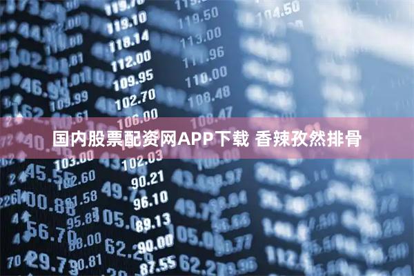 国内股票配资网APP下载 香辣孜然排骨