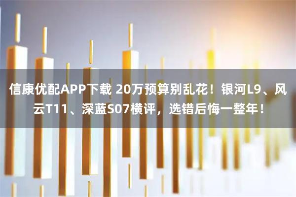 信康优配APP下载 20万预算别乱花!银河L9、风云T11、深蓝S07横评,选错后悔一整年!