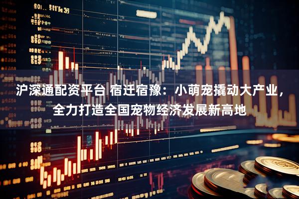 沪深通配资平台 宿迁宿豫：小萌宠撬动大产业，全力打造全国宠物经济发展新高地